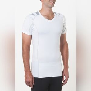 Alignmed Postural Fitness White Compression Shirt